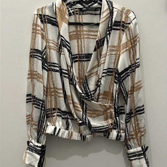 ZARA Silk Blouse - Picture 1 of 4
